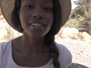 Jezabel Vessir in hiking blowjob