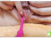 lilamytee (CB) rub pussy close up