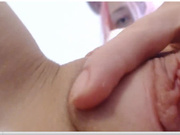 little_16 (CB) spread pussy squeeze ass close up