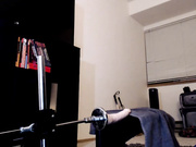 HarloweBlue Fuck Machine Cumshow