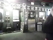 Blonde Flashing In Public Bar