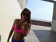 Ayumi Anime - ANAL PLUG and CUM on Public Venice Beach