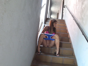 Ayumi Anime - ANAL PLUG and CUM on Public Venice Beach