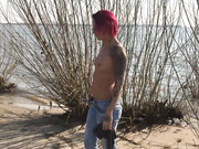 Bibixxx - Offentlich am Elbstrand!! 2 Madels - 2 Orgasmen!!!!!