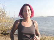 Bibixxx - Offentlich am Elbstrand!! 2 Madels - 2 Orgasmen!!!!!
