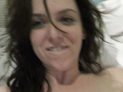 Emma Evins playing with my ben wa balls