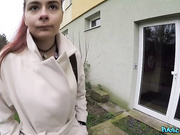 PublicAgent - Scyley Jam - Stairwell sex with Russian student