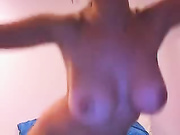 Busty girl strip