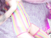 Rainbow DP Cumslut Cutie