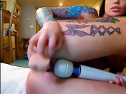TATTGODDESS Dildo Cumshow