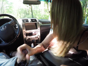 JennyJinx - Dangerous Front Seat Driving Handjob