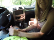 JennyJinx - Dangerous Front Seat Driving Handjob