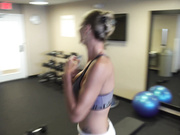 JennyJinx - Dangerous Public Nudity Gym Workout
