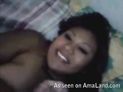 Chubby Mexican GF sucking cock in POV video
