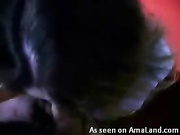 Quickie blowjob in the dressing room