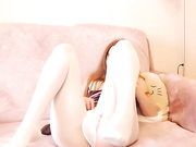 CB xsweet_kittyx playing in white Pantyhose