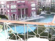 Hot German wife having recorded fun on holiday