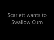 scarlettbelle swallowing blowjob