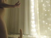 MissReinaT - Mirror Dildo Ride! HOT!