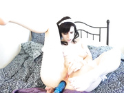 Eevee Frost - naughty maid fucks herself anally