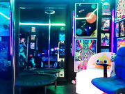 cheshirexcat blacklight cumshow