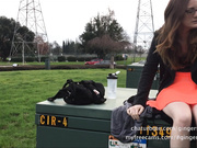 ManyVids - GINGERSPYCE - outdoor squirt mania gingerspyce