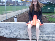 ManyVids - GINGERSPYCE - outdoor squirt mania gingerspyce
