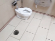 [Manyvids] CandieCane - peeing in the floor drain at walmart