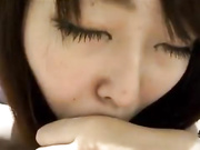 Funny asian girl BJ
