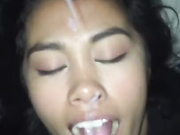 asian cum shot