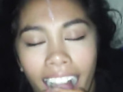 asian cum shot
