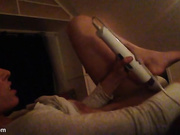 le_lea dildo and hitachi cum