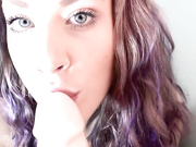 Anya Amsel  - Home Movie POV BJ and Cum Swallow - premium video