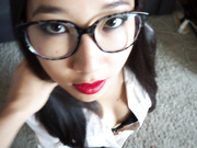 Rough punishment for a naughty secretary