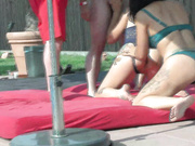 manyvids - Adreena Winters - outdoor dwarf threesome