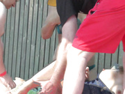 manyvids - Adreena Winters - outdoor dwarf threesome