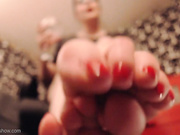 amberlily - wine feet worship 720p