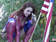 MissMolly - Spidergirl Fucks Herself - Premium Video
