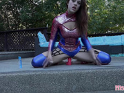 MissMolly - Spidergirl Fucks Herself - Premium Video
