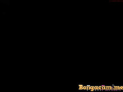 Skinny blonde gets banged