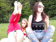 sexxylorry lorry & maya outdoor masturbation