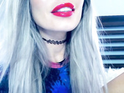 kerri kinglipgloss lipstick puckering fetish