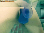 Dildo Pussy Doggystyle Fucking on Floor