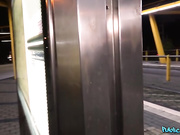 [PublicAgent] Ali Bordeaux - Night Time Outdoor Sex At The Station