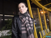 [PublicAgent] Ali Bordeaux - Night Time Outdoor Sex At The Station