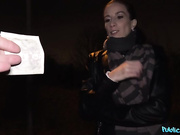 [PublicAgent] Ali Bordeaux - Night Time Outdoor Sex At The Station