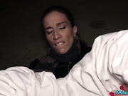 [PublicAgent] Ali Bordeaux - Night Time Outdoor Sex At The Station