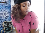 sexy ebony teasing