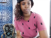 sexy ebony teasing