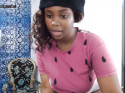 sexy ebony teasing